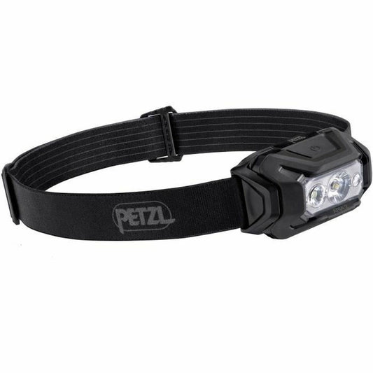 "Petzl E070BA00 LED-pannlampa svart 450 lumen – framifrån"