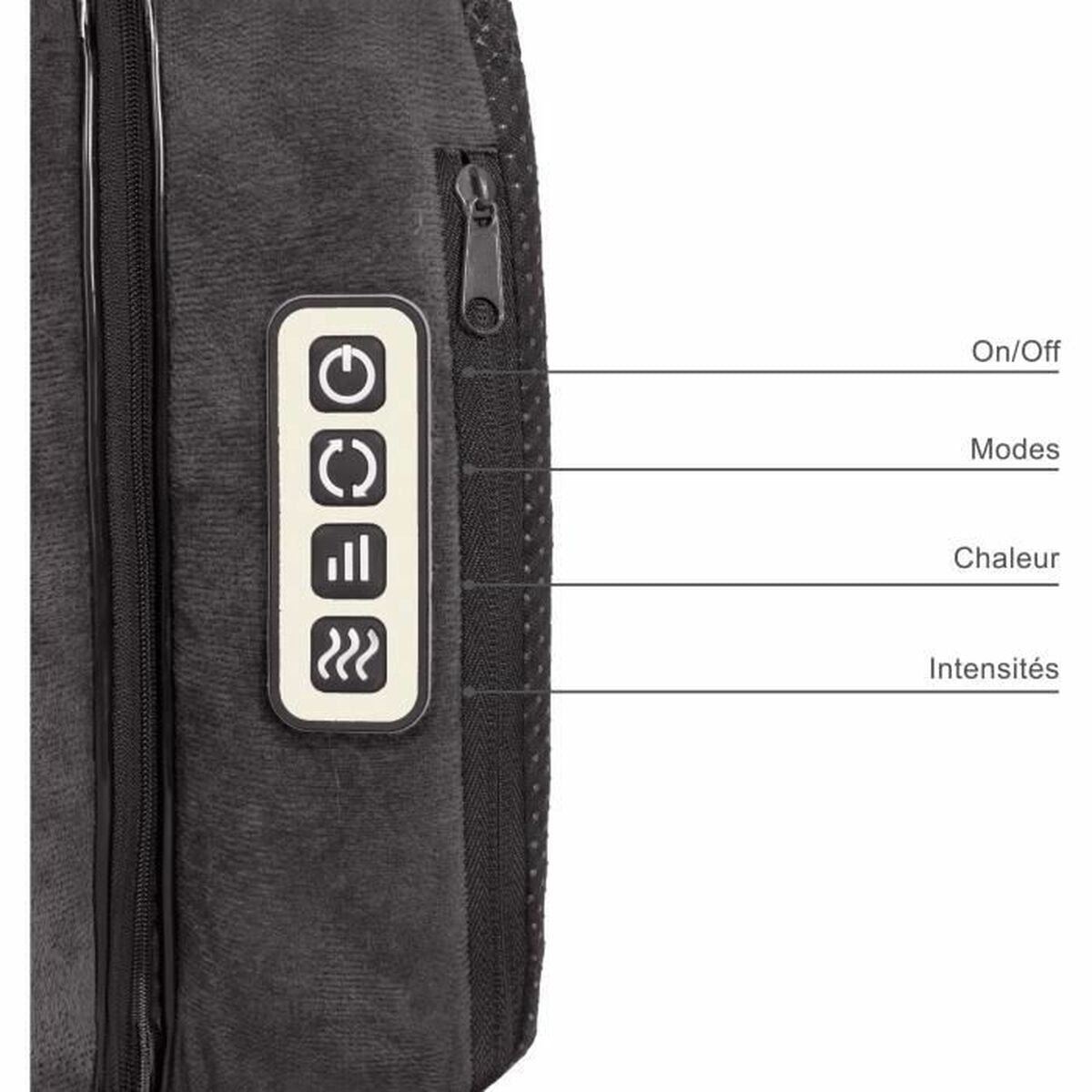 "Livoo DOS204 fotmassager med värmefunktion"