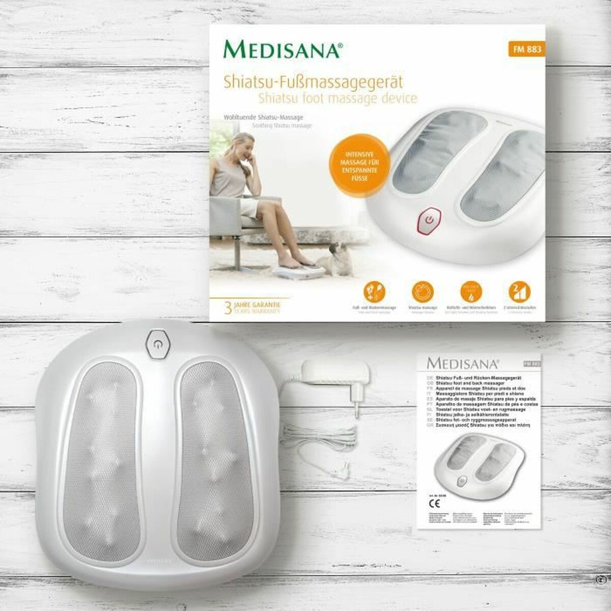 "Medisana FM 883 elektrisk fotmassage 50-60 Hz"