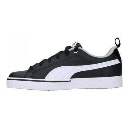 "Puma Point Vulc Jr unisex barnskor svart sida"