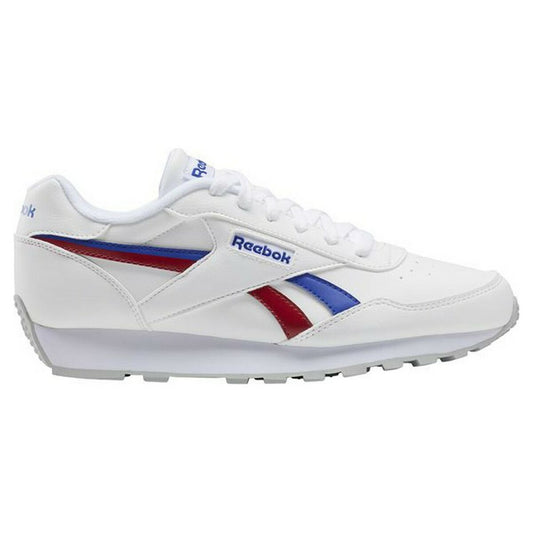 "Reebok Rewind Run vita herr löparskor med 8 mm drop och 270 g vikt"
