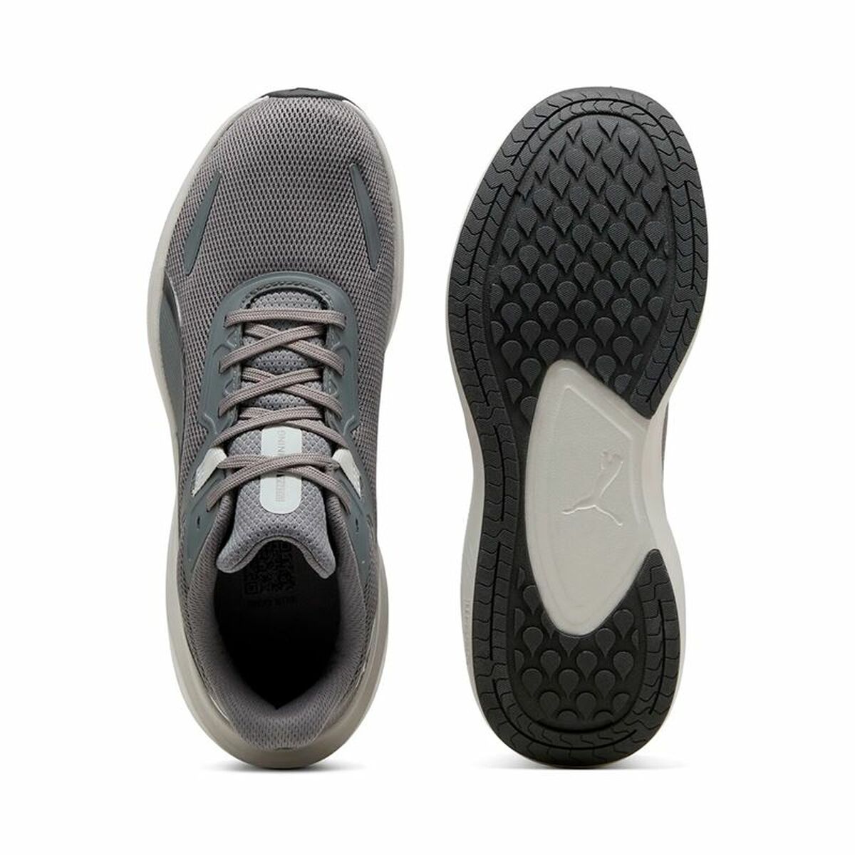 "Puma Skyrocket Lite Mörkgrå slitstark yttersula med grepp"