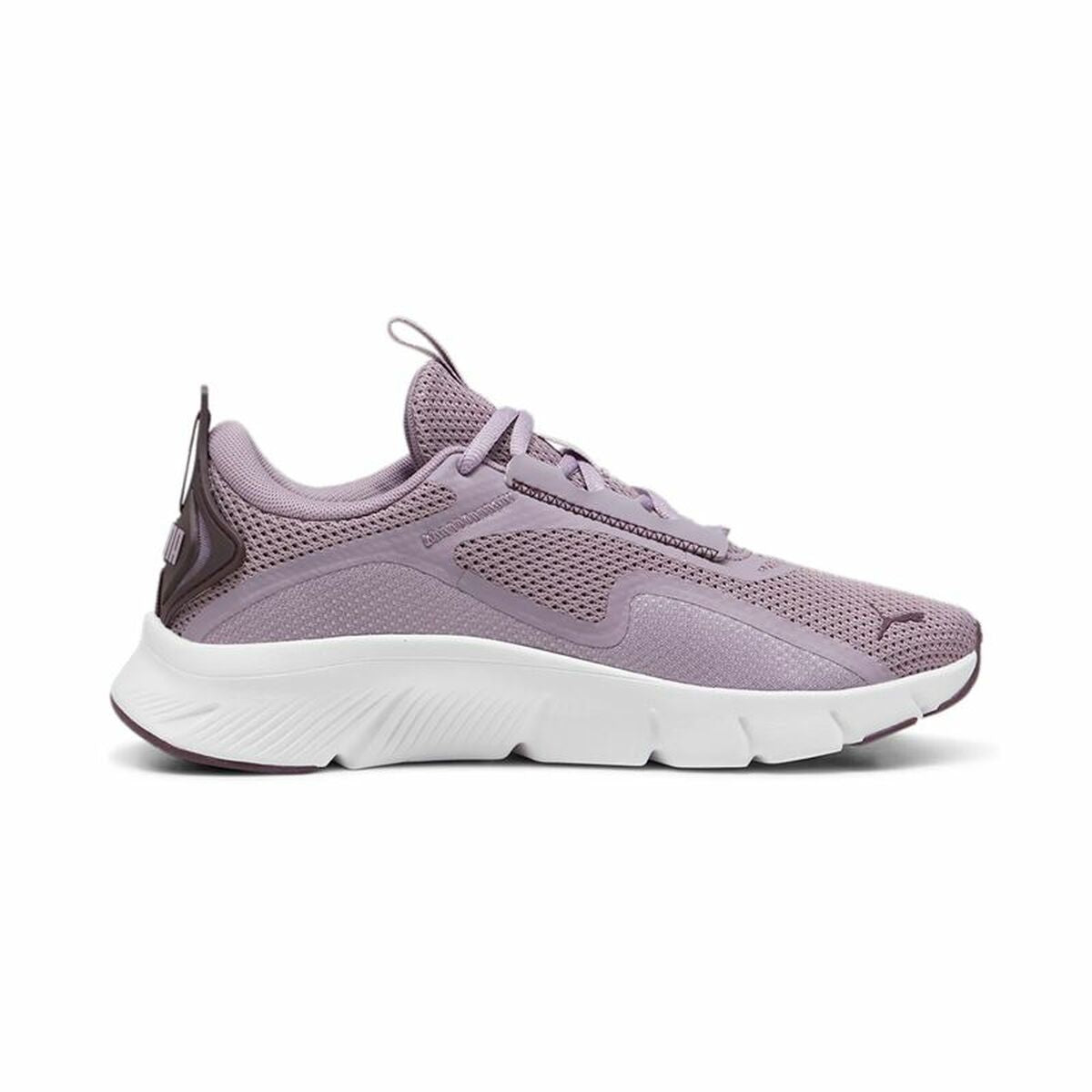 "Puma Flexfocus Lite Lavendel unisex löparsko – vy från sidan"