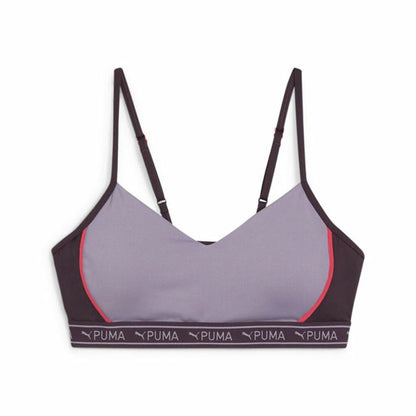 "Puma Move Strong Bra sport-bh dam purpur – framtill med formade kupor och logga."