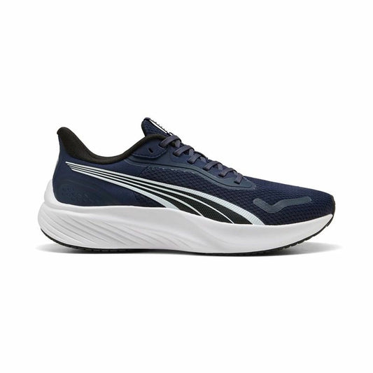 "Puma Pounce Lite Navy Marinblå herr löparsko med NITRO FOAM-dämpning"