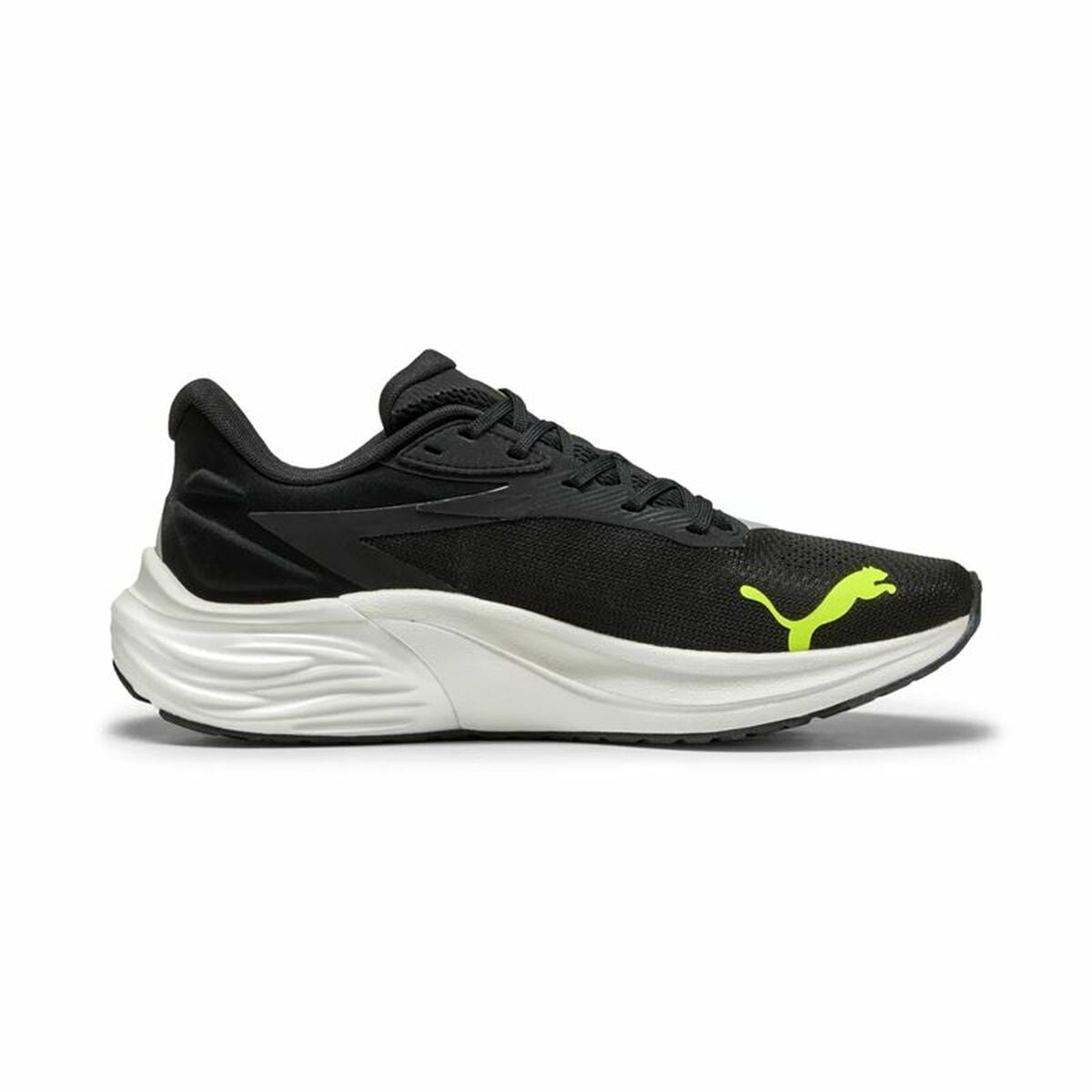 "Puma Electrify Nitro 4 Svart ventilerande ovandel i mesh"