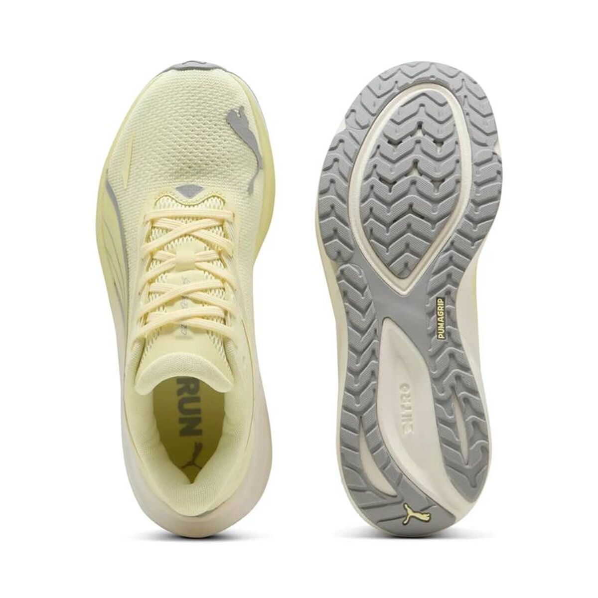 "Puma Electrify Nitro 4 Wn löparskor dam gul sula detalj