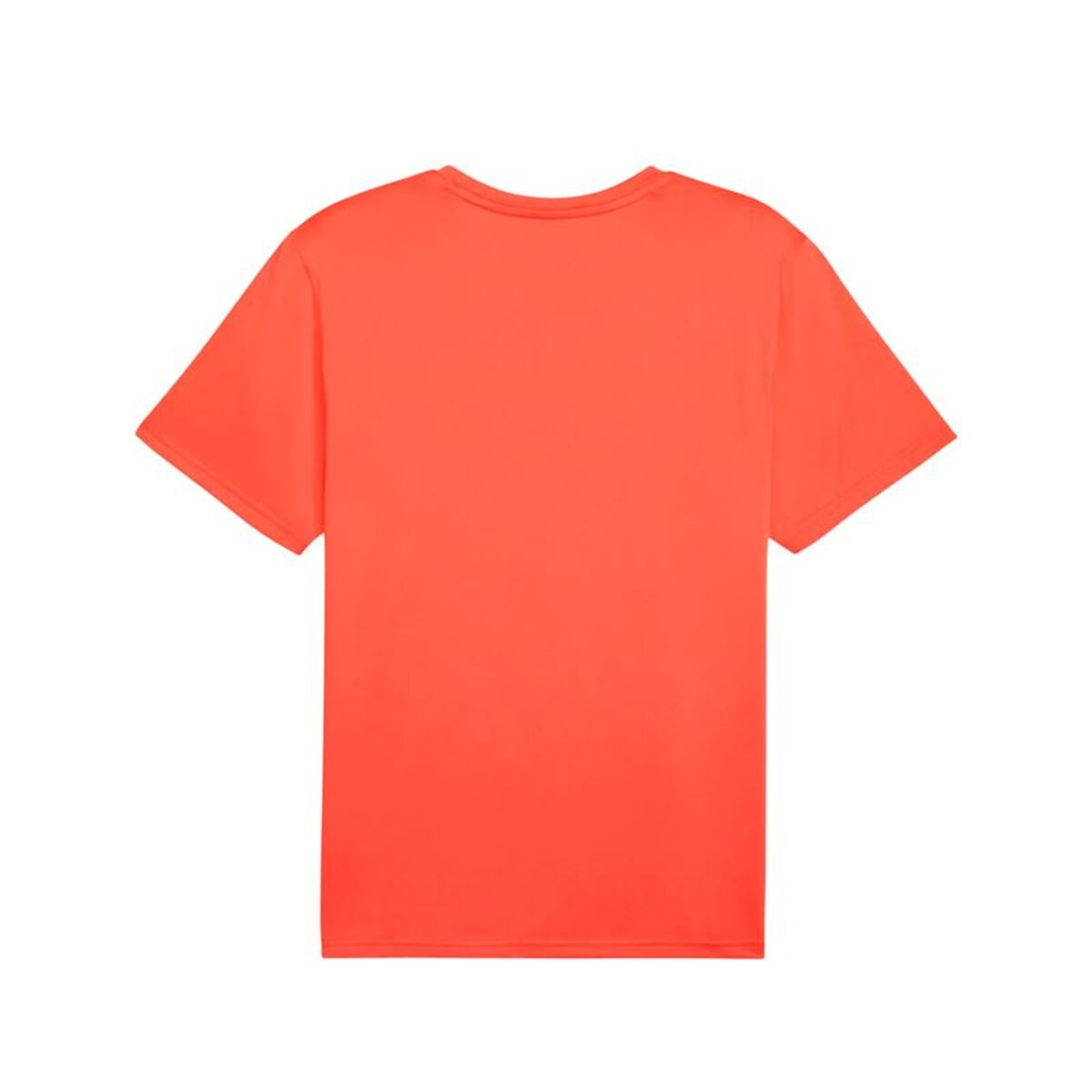 "Puma Essentials t-shirt herr orange bakifrån"