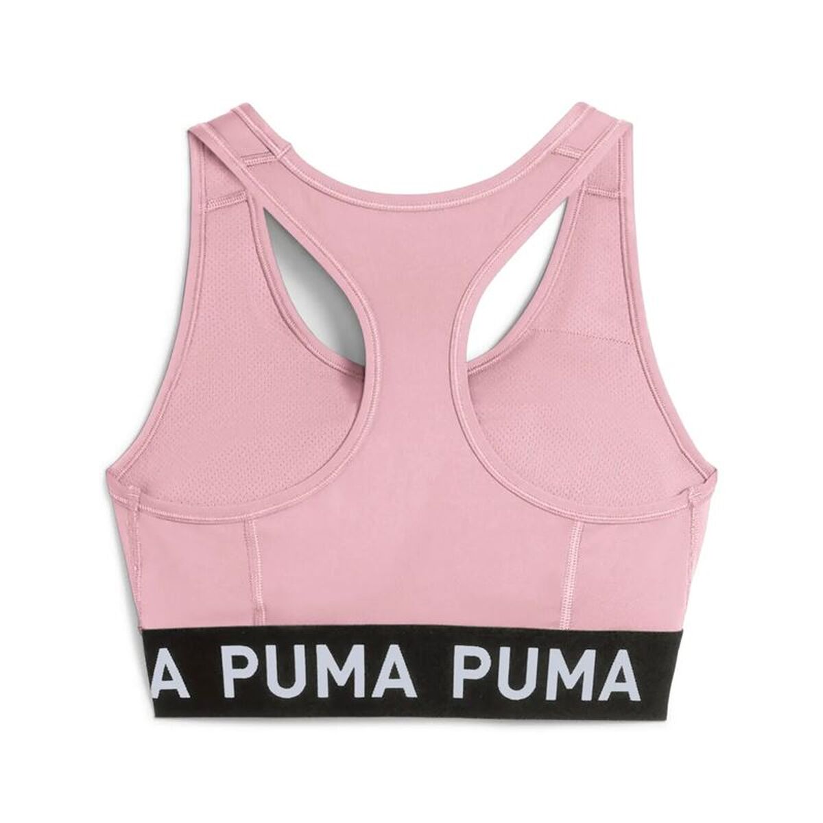 "Puma 4Keeps Elastic sport-BH dam rosa helbild bakifrån"