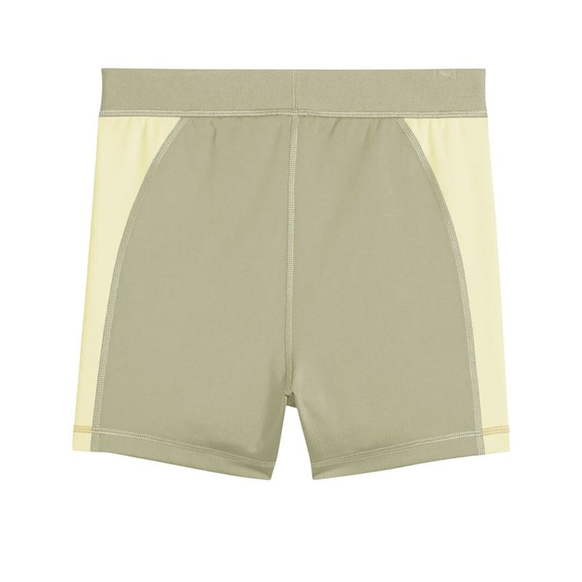 "Puma W Strong sport-leggings dam oliv helbild bakifrån"