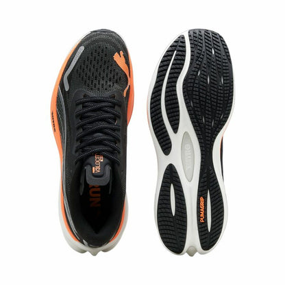 "Puma Velocity Nitro 3 Svart – engineered mesh och ventilerande ovandel"