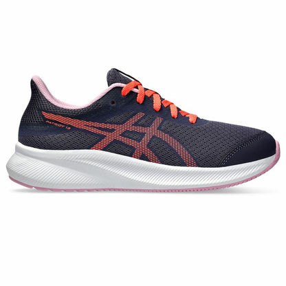 "Asics Patriot 13 GS Marinblå unisex löparsko med EVA-dämpning"