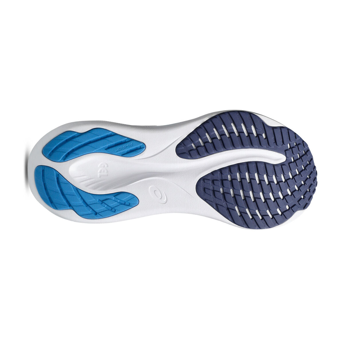 "Asics GEL-Pulse 16 GEL-dämpning och EVA-skum för komfort och energi"