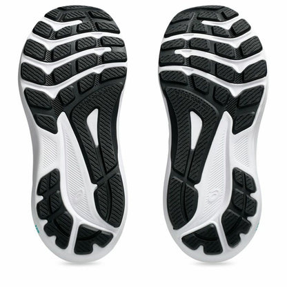 "Asics GT-1000 13 PS barnsko med EVA-mellansula och flexspår för grepp och rörelsefrihet."