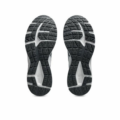 "Asics Jog 100S vit sko med EVA-mellansula och gummiyttersula"