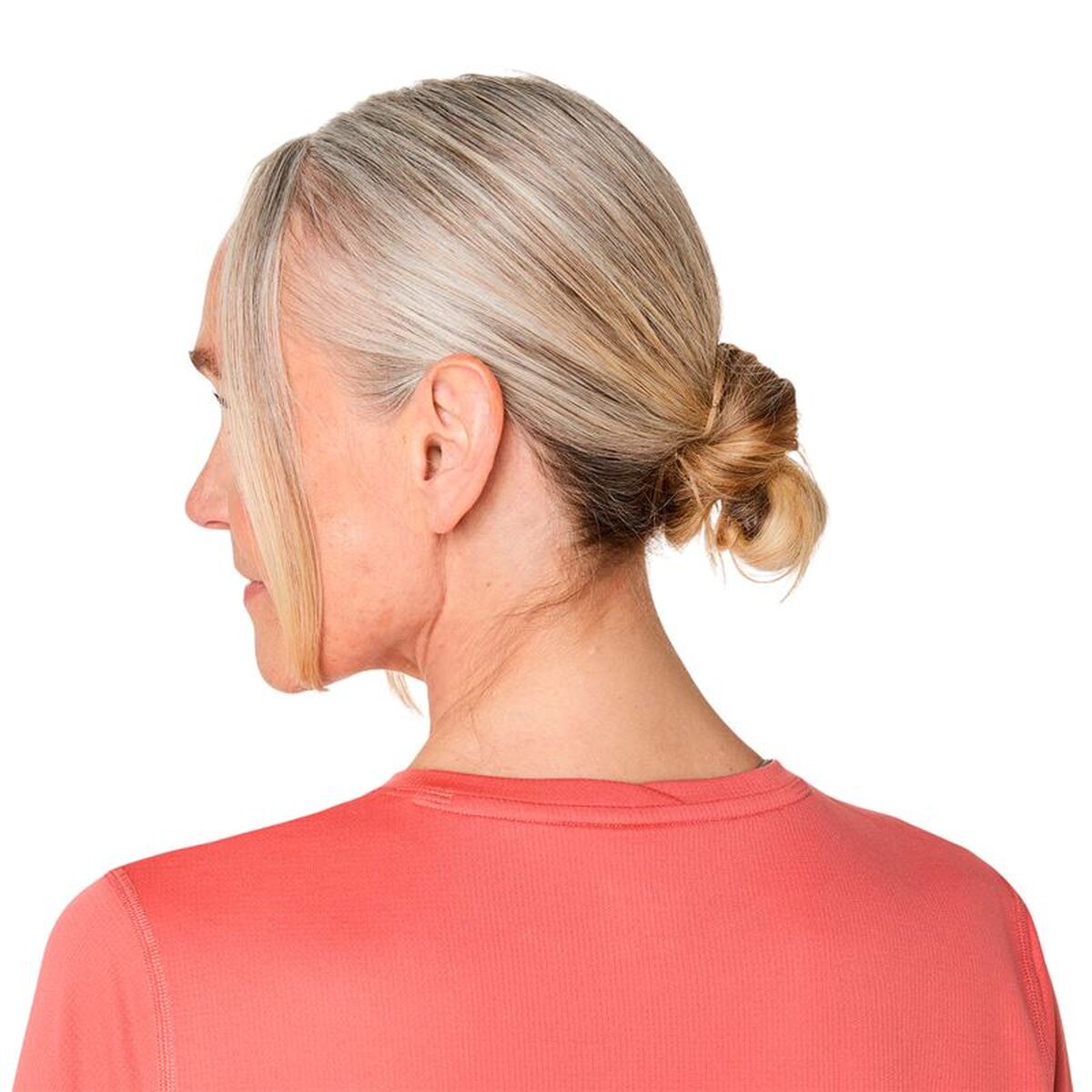 "Asics Core tröja rosa dam sidovy"