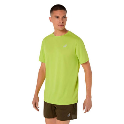 "Asics Core sport T-shirt herr limegrön helbild"