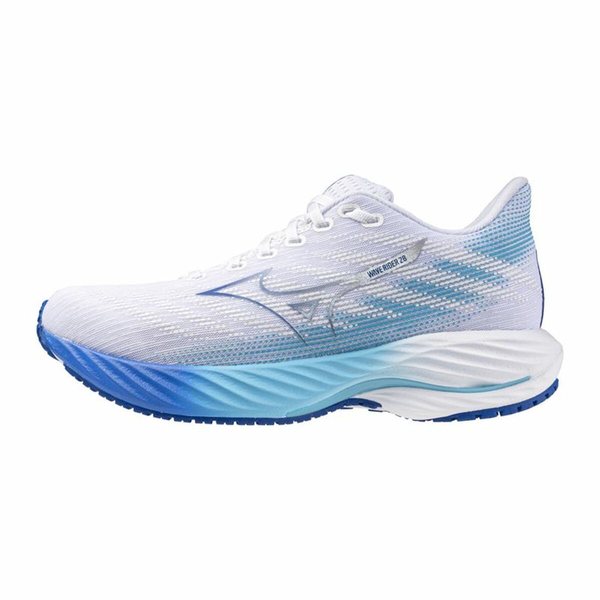 "Mizuno Wave Rider 28 – vit löparsko för dam"