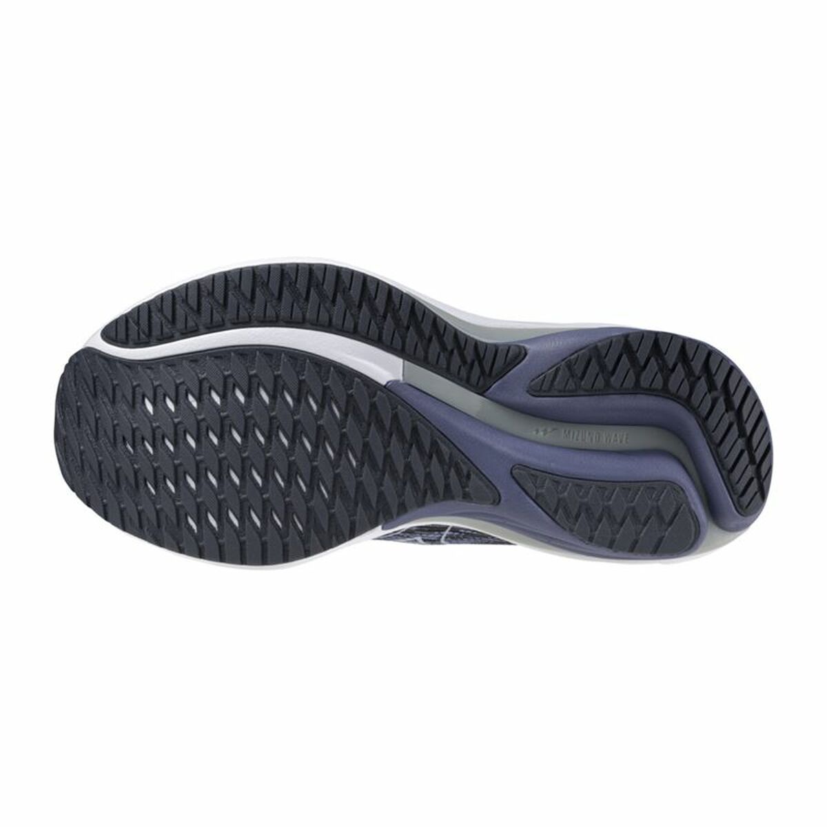 "Mizuno Wave Rider 28 – slitstark X10-gummisula med grepp"