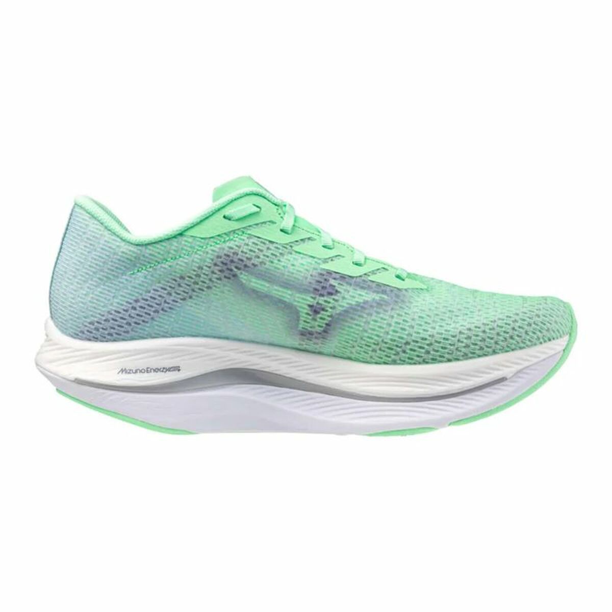 "Mizuno Wave Rebellion Flash 2 Aquamarine löparsko herr 10 mm drop 300 g"