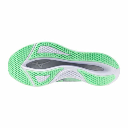 "Mizuno Wave Rebellion Flash 2 Aquamarine X10 gummisula för grepp"