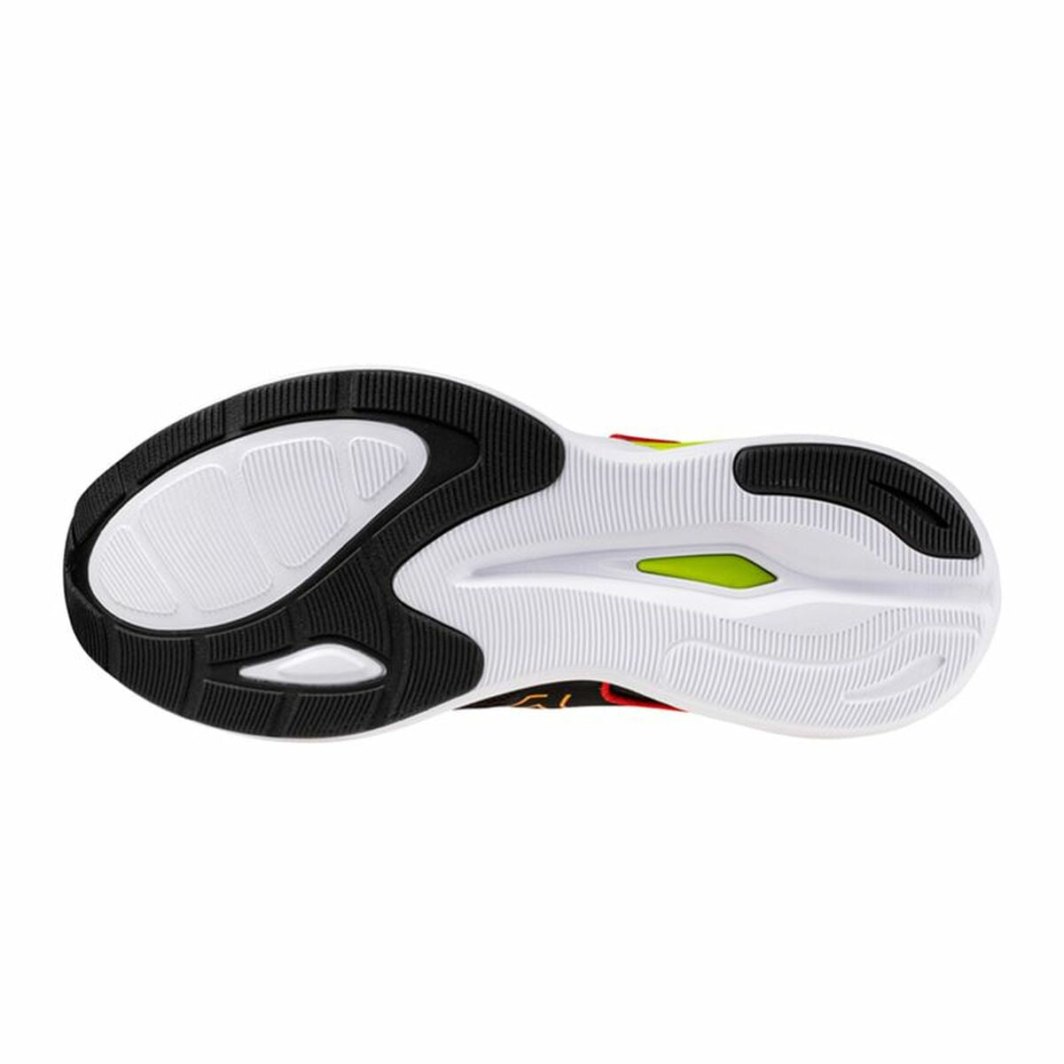 "Mizuno Wave Revolt 3 X10 gummisula för grepp och hållbarhet"