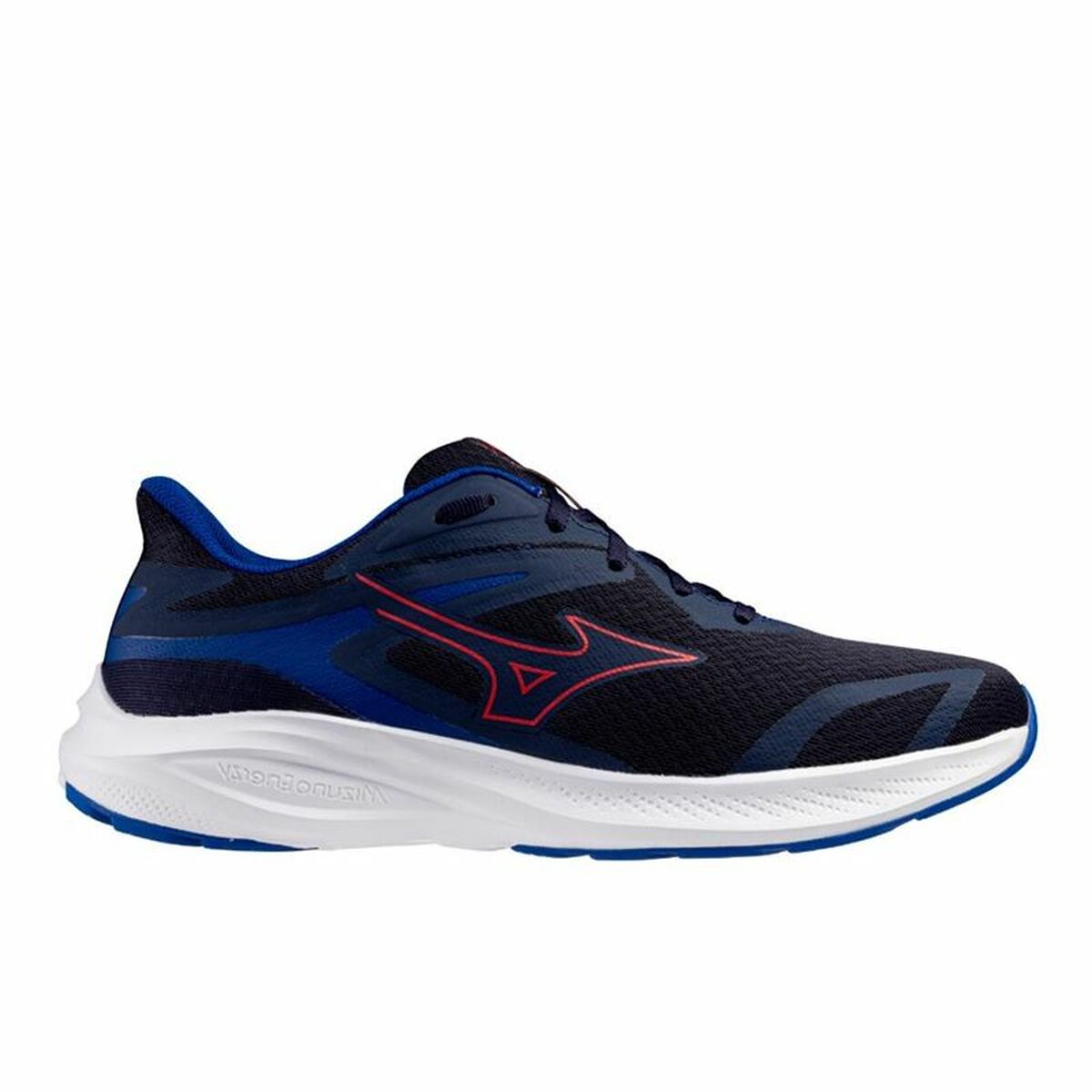 "Mizuno Enerzy Runnerz Marinblå löparsko herr 10 mm drop 320 g"