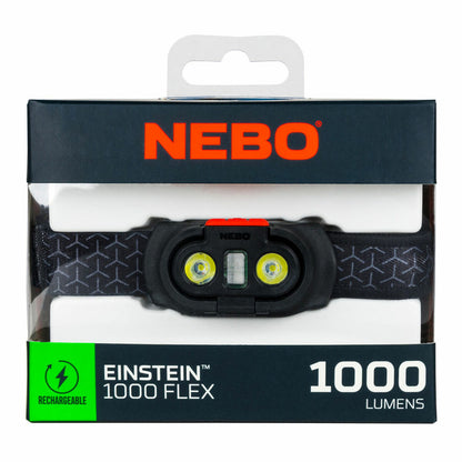 "Nebo Einstein 1000 Flex – visning av lampans lägen"