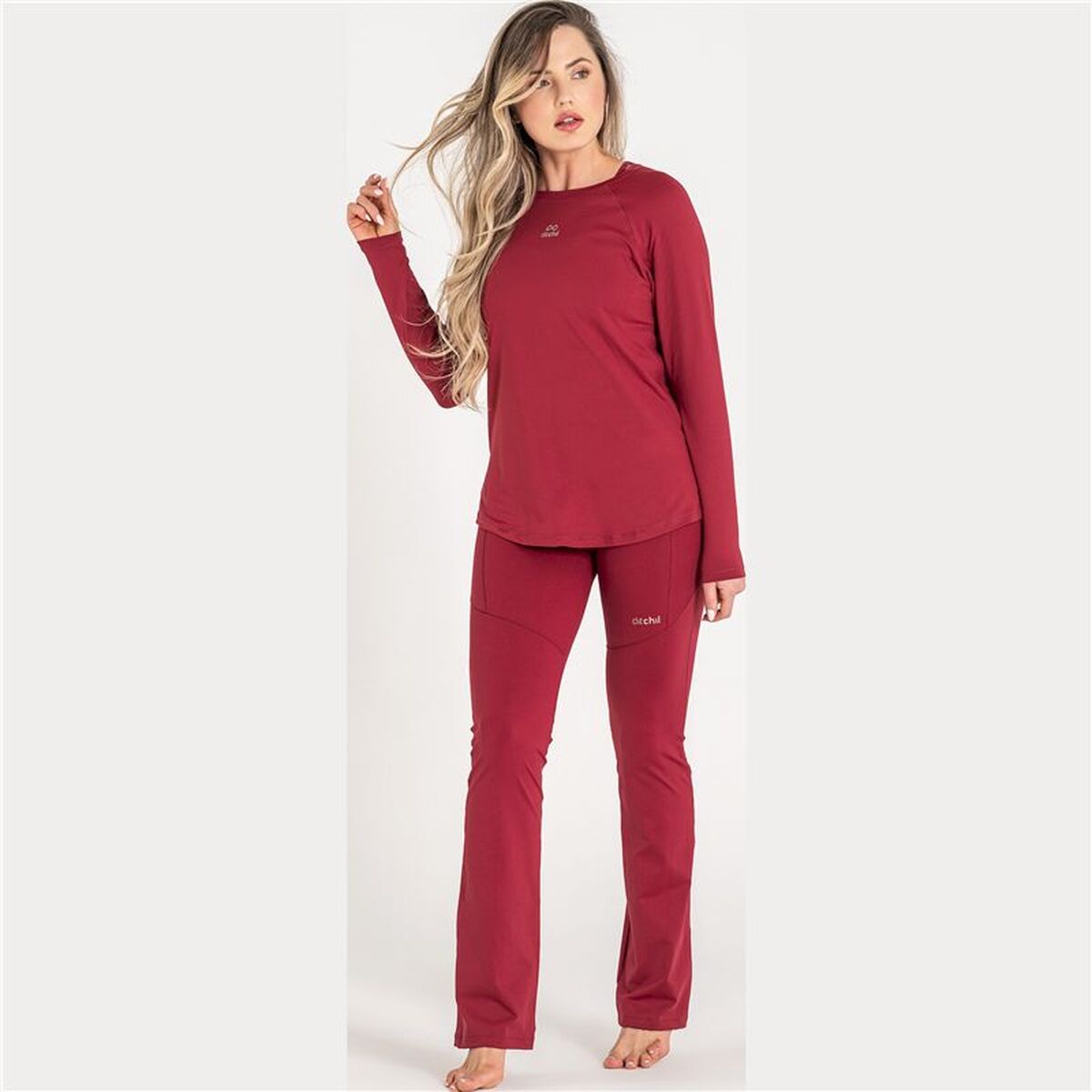 "Ditchil Long Sleeve Diva långärmad träningströja dam framifrån