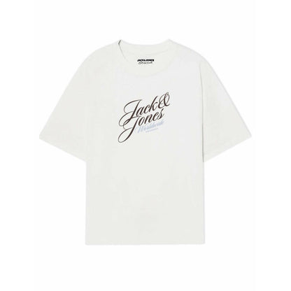 "Jack & Jones JORINWOOD TEE vit T-shirt herr i 100 % bomull"