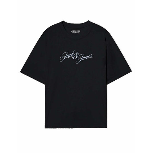 "Jack & Jones JORINWOOD TEE svart T-shirt herr i 100 % bomull"