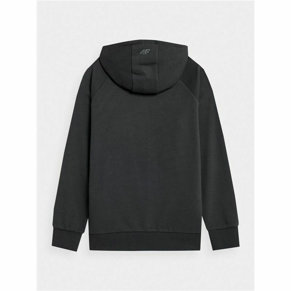 "Baksida av 4F BLM011 svart tröja för herr – stilren och bekväm design för vardag och träning."