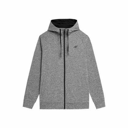 "4F BLMF350 grå träningsjacka för herr i lätt och stretchigt material."