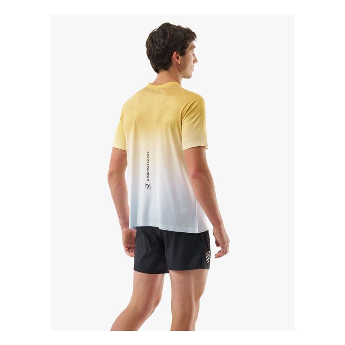 "Compressport Performance t-shirt unisex gul sidovy"