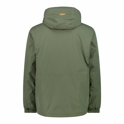 "Campagnolo Fix Sage träningsjacka herr mörkgrå – bakifrån med sportig design"