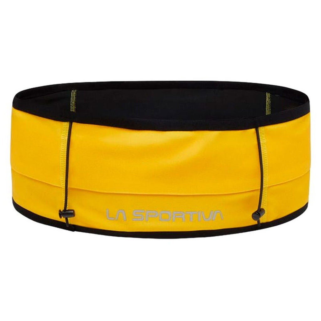 "La Sportiva Run Belt löparbälte gul detalj"