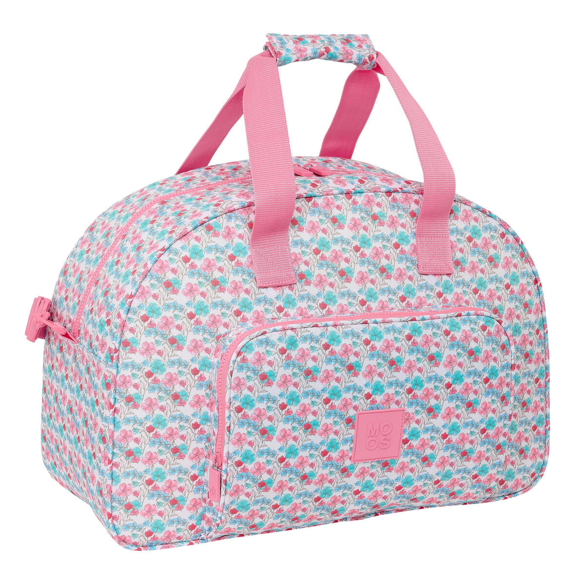 "Moos Flores sportbag färgglad design polyester 300D"
