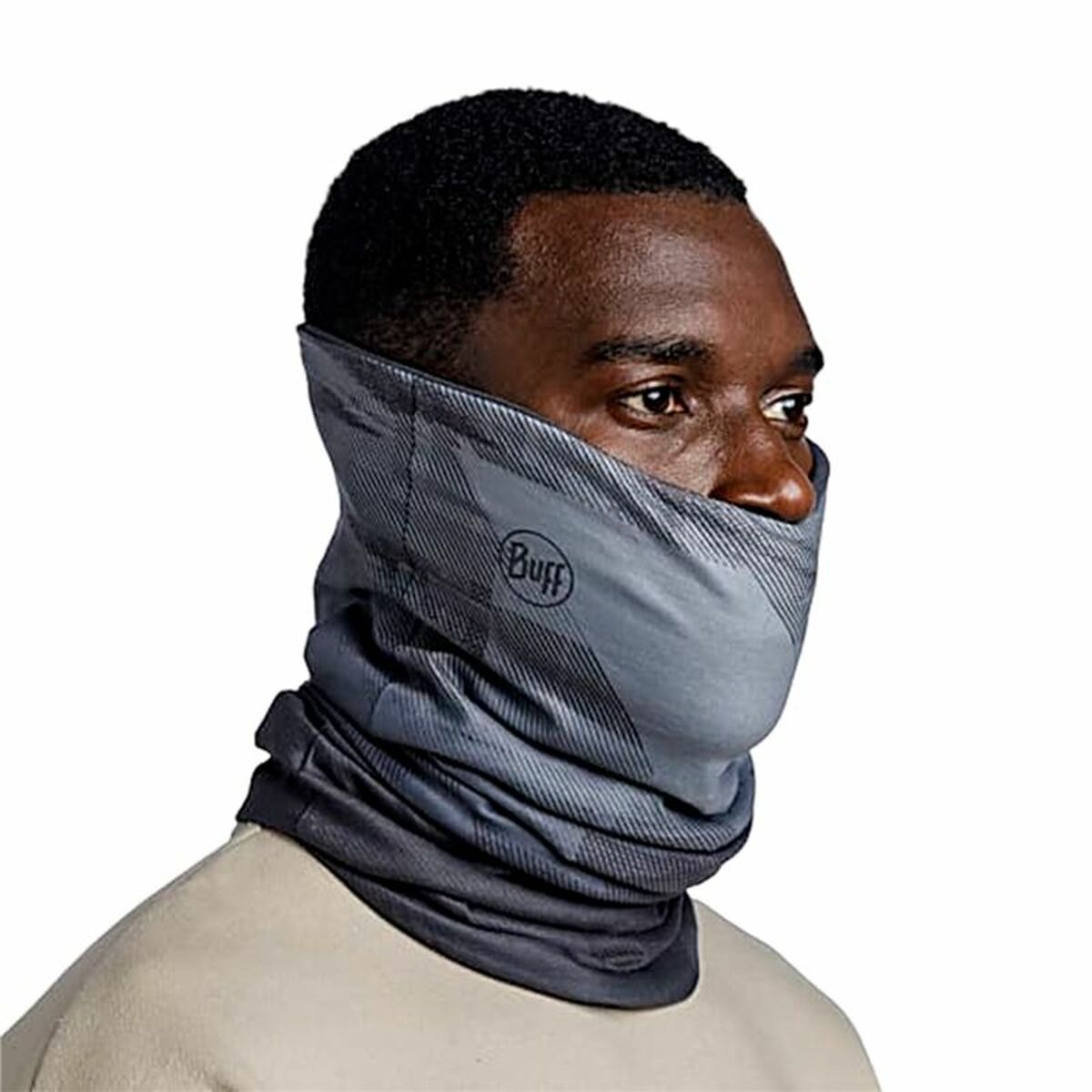 "Trail Buff Ghan Graphite Multicolour – multifunktionell buff för löpning och träning"