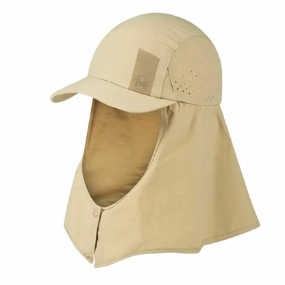 "Buff Solid Birch Grey S/M – beigegrå träningskeps för löpning"