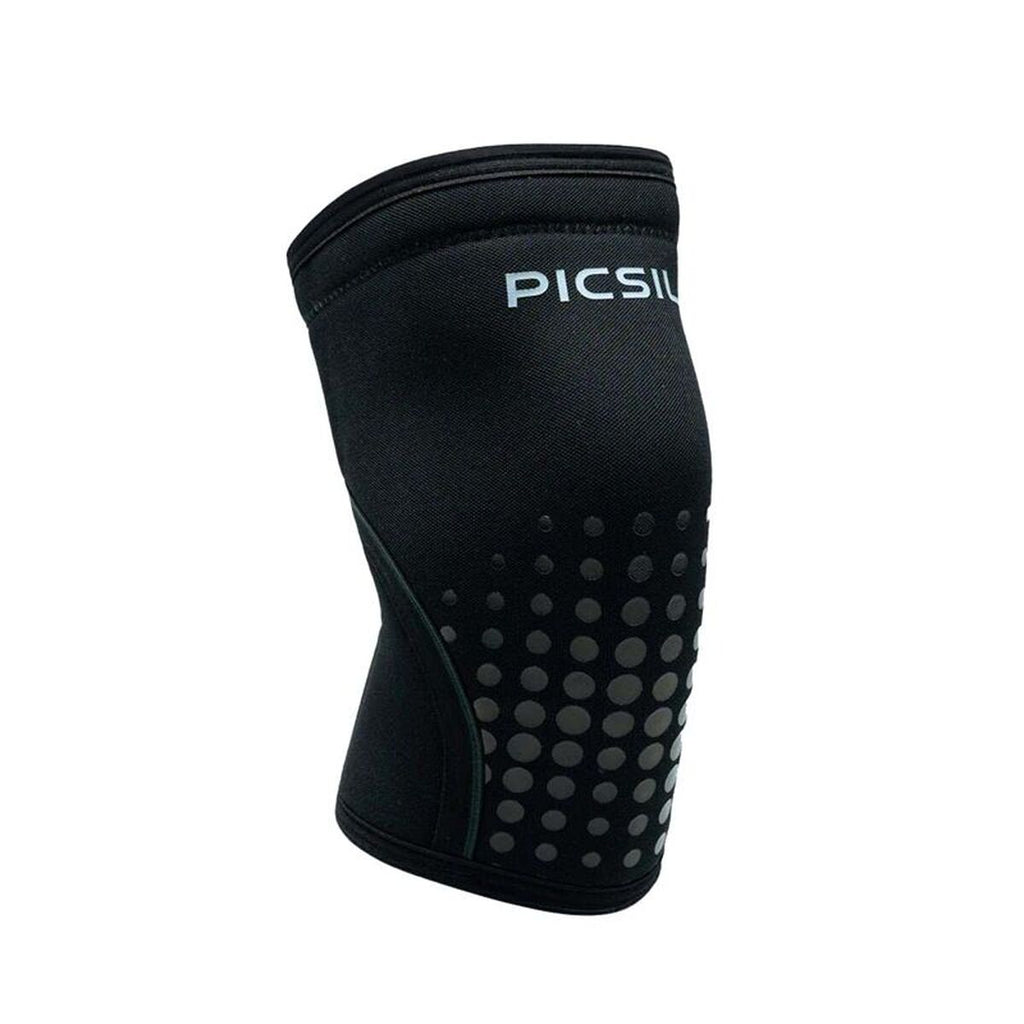"Picsil Neoboost Knee Pads 10mm knäskydd svart framifrån"