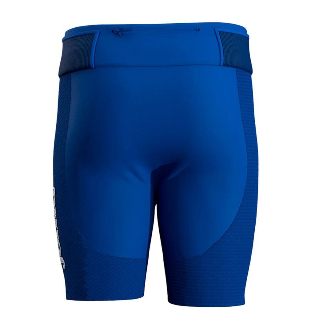 "Joma Sport R-Trail Nature sportleggings herr blå helbild bakifrån"