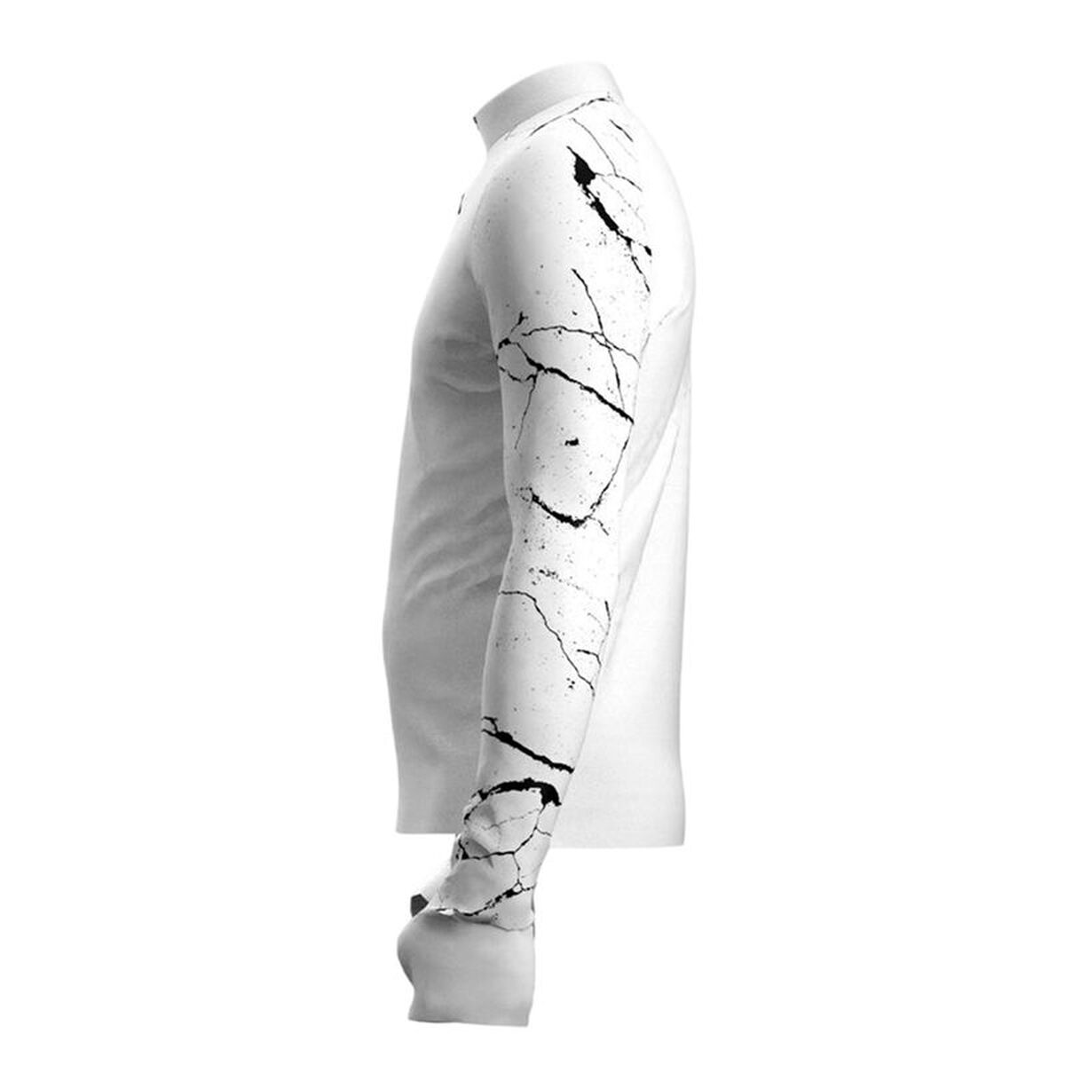 "Joma Sport Deva R-Night långärmad t-shirt herr vit svart helfigur"