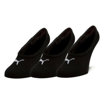 Puma Footie svarta sportstrumpor för kvinna unisex"