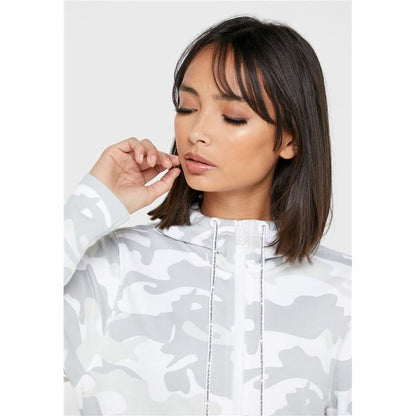 "Calvin Klein Full Zip vit sportjacka – stilren passform för träning och vardag."