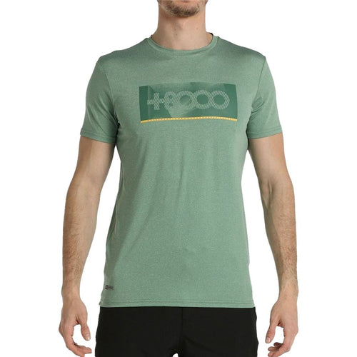 "+8000 T-shirt kort ärm blå herr framsida"