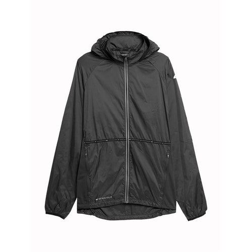 "4F Training Jacket träningsjacka herr svart framifrån"