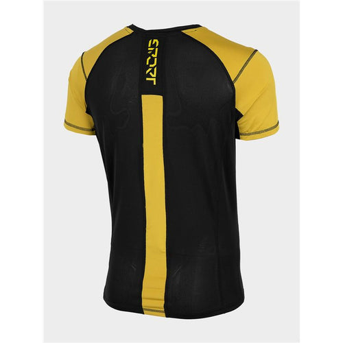 "4F t-shirt herr deep black bakifrån"