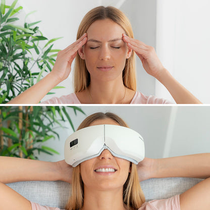 "Eyesky InnovaGoods – handmassage mot tinningar i vila"