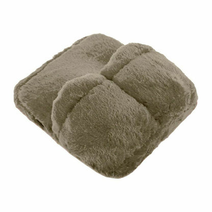 "Elektrisk fotmassage – beige-brun modell med avtagbart överdrag"